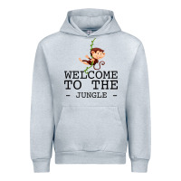 Heather Grey Welcome To The Jungle Urban Hoodie - Bettercallsaul