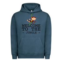 Pigment Midnight Navy Welcome To The Jungle Urban Hoodie - Bettercallsaul