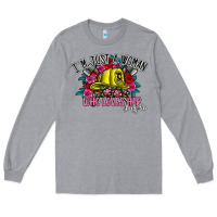 Im Just A Woman Who Loves Her Firefighter Long Sleeve Tee | Teevron