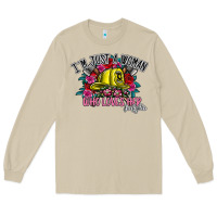 Mushroom im just a woman who loves her firefighter Long Sleeve Tee - SublimationCraftShop
