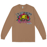 Toasted Coconut im just a woman who loves her firefighter Long Sleeve Tee - SublimationCraftShop