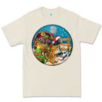 Bone Christmas  farm animals Premium Tee - FaDigitalArtStudio