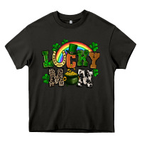 Asphalt lucky mom St. Patricks Day Heavy Core Tee - FaDigitalArtStudio