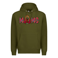 Army Green Lady Of Guadalupe Momo Premium Hoodie - Jasminsmagicworld