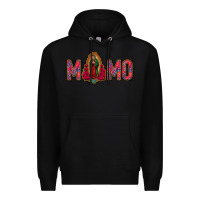 Black Lady Of Guadalupe Momo Premium Hoodie - Jasminsmagicworld