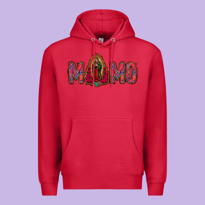 Lady Of Guadalupe Momo Premium Hoodie Designed By Jasminsmagicworld