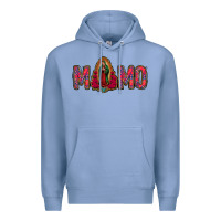 Colony Blue Lady Of Guadalupe Momo Premium Hoodie - Jasminsmagicworld