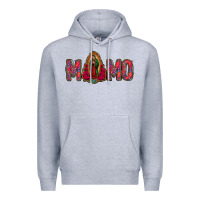 Heather Grey Lady Of Guadalupe Momo Premium Hoodie - Jasminsmagicworld