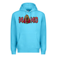 Ocean Blue Lady Of Guadalupe Momo Premium Hoodie - Jasminsmagicworld