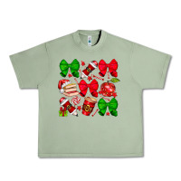 Oil Green Christmas teacher Urban Heavy Tee - CowhideDigitalArt