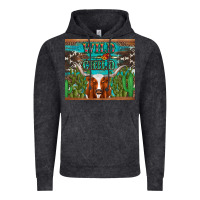 Vintage Black whild child longhorn  cactus cowhide Vintage Hoodie - Artiststas