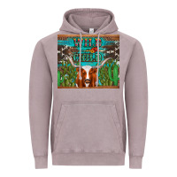 Vintage Zinc whild child longhorn  cactus cowhide Vintage Hoodie - Artiststas