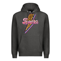 Charcoal Heather flash teacher Premium Hoodie - BarkalooDesign