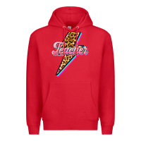 Red flash teacher Premium Hoodie - BarkalooDesign