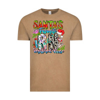Vintage Coffee Santa's Favorite RN Registered Nurse Vintage Tee - CowhideDigitalArt