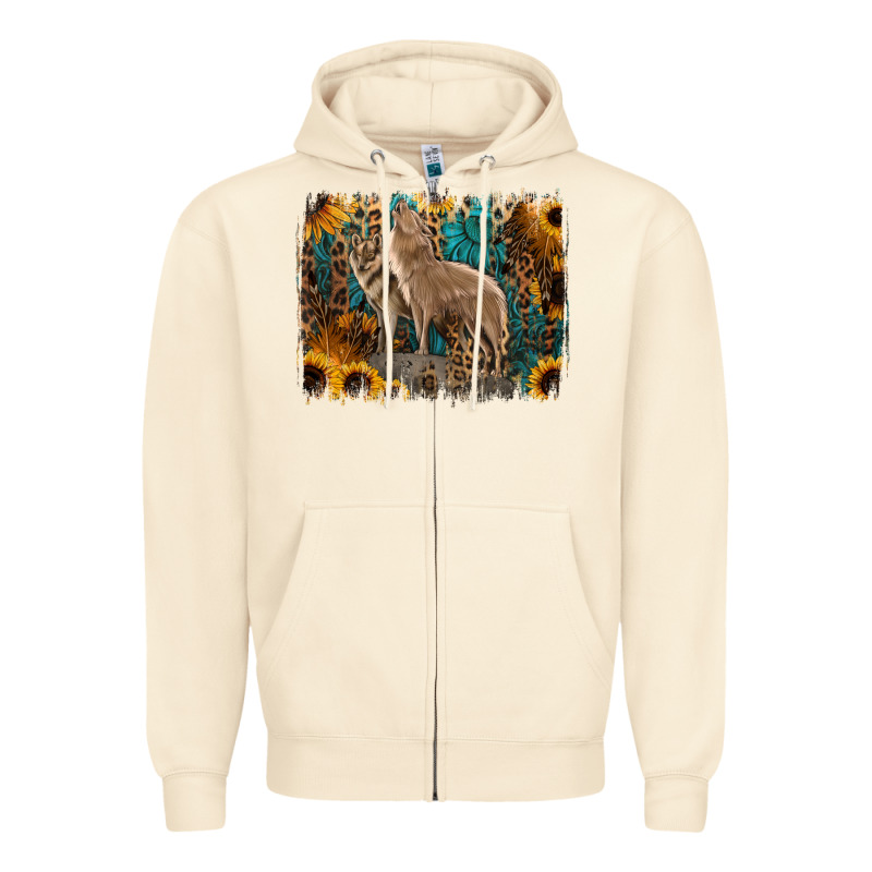 Western Wolves Zipper Hoodie by Jasminsmagicworld | Teevron