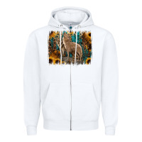 White Western Wolves Zipper Hoodie - Jasminsmagicworld