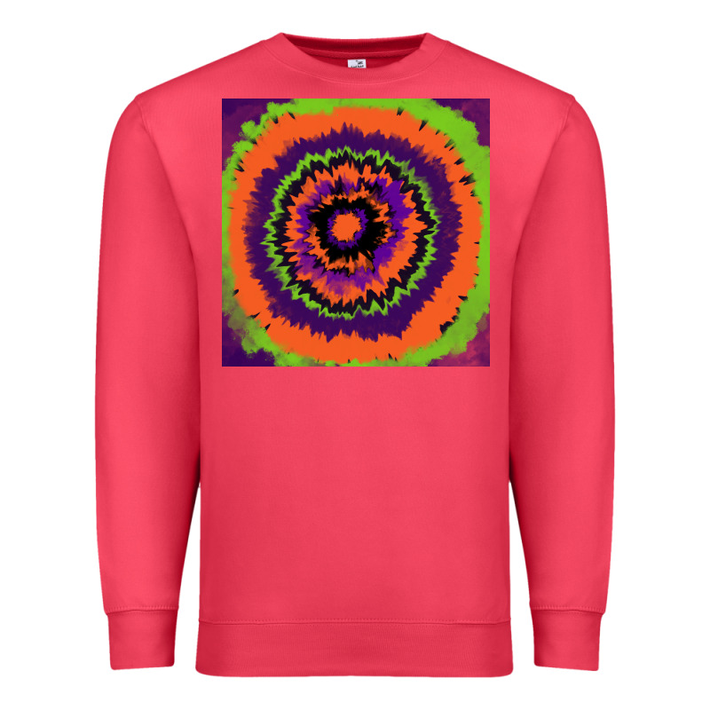 Halloween Tie  Dye Pattern Premium Sweatshirt by RanaPortraitStore | Teevron