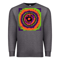 Charcoal Heather halloween tie  dye pattern Premium Sweatshirt - RanaPortraitStore