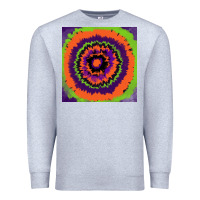 Heather Grey halloween tie  dye pattern Premium Sweatshirt - RanaPortraitStore