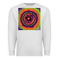 Oatmeal Heather halloween tie  dye pattern Premium Sweatshirt - RanaPortraitStore