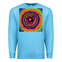 Ocean Blue halloween tie  dye pattern Premium Sweatshirt - RanaPortraitStore
