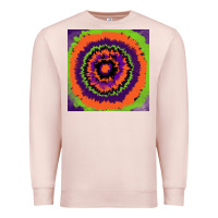 Pale Pink halloween tie  dye pattern Premium Sweatshirt - RanaPortraitStore