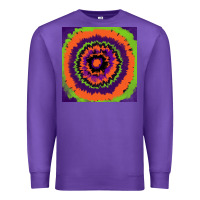 Purple halloween tie  dye pattern Premium Sweatshirt - RanaPortraitStore