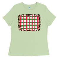Matcha Christmas Pattern Ladies Tee - CowhideDigitalArt