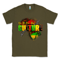 Army Green Do it for the culture Classic Tee - FaDigitalArtStudio