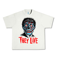 Pistachio they live Urban Heavy Tee - DesigneFamous