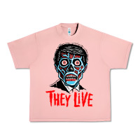 Salmon they live Urban Heavy Tee - DesigneFamous
