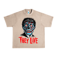 French Oak they live Urban Heavy Tee - DesigneFamous