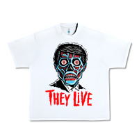 White they live Urban Heavy Tee - DesigneFamous