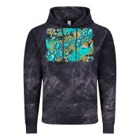Cloud Black gemstone cowhide glitter background Vintage Hoodie - Artiststas
