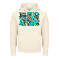 Vintage Artic gemstone cowhide glitter background Vintage Hoodie - Artiststas