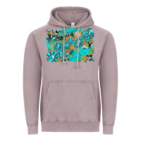 Vintage Zinc gemstone cowhide glitter background Vintage Hoodie - Artiststas