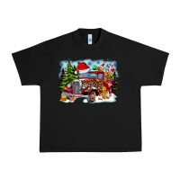Black Christmas truck Urban Heavy Tee - CowhideDigitalArt