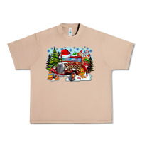 Burro Christmas truck Urban Heavy Tee - CowhideDigitalArt