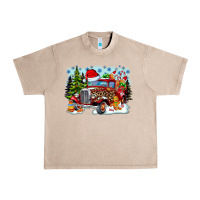 French Oak Christmas truck Urban Heavy Tee - CowhideDigitalArt