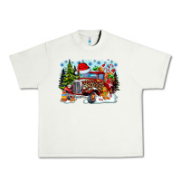 Pistachio Christmas truck Urban Heavy Tee - CowhideDigitalArt