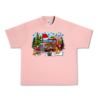 Salmon Christmas truck Urban Heavy Tee - CowhideDigitalArt