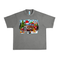 Tornado Christmas truck Urban Heavy Tee - CowhideDigitalArt