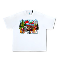 White Christmas truck Urban Heavy Tee - CowhideDigitalArt