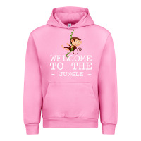 Fuchsia Pink Welcome To The Jungle Urban Hoodie - Bettercallsaul
