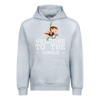 Heather Grey Welcome To The Jungle Urban Hoodie - Bettercallsaul