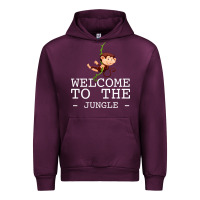 Mauve Wine Welcome To The Jungle Urban Hoodie - Bettercallsaul
