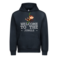 Navy Welcome To The Jungle Urban Hoodie - Bettercallsaul