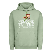 Pigment Oil Green Welcome To The Jungle Urban Hoodie - Bettercallsaul