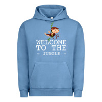 Pigment Pebble Blue Welcome To The Jungle Urban Hoodie - Bettercallsaul